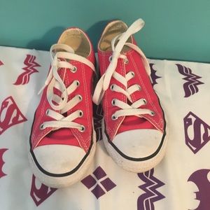 Pink Converse All Stars, size 12